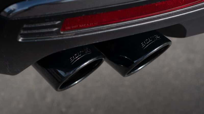 Borla — Borla 21-22 Chevy Tahoe 5.3L V8 2/4WD 4DR 3in/2.75in S-Type Cat-Back Exhaust w/ Black Chrome Tips
Cat-Back System - view 2
