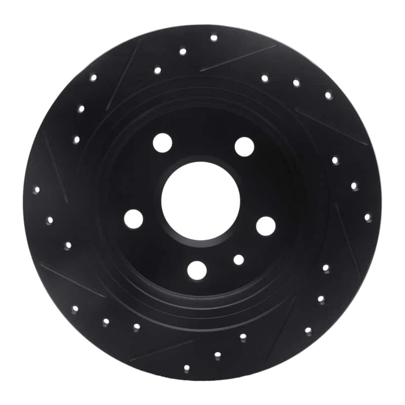 R1 Concepts — R1 11-16 Buick LaCrosse Rear Right Drilled & Slotted Black Brake Rotor
R1 Brake Rotor Drill - view 5