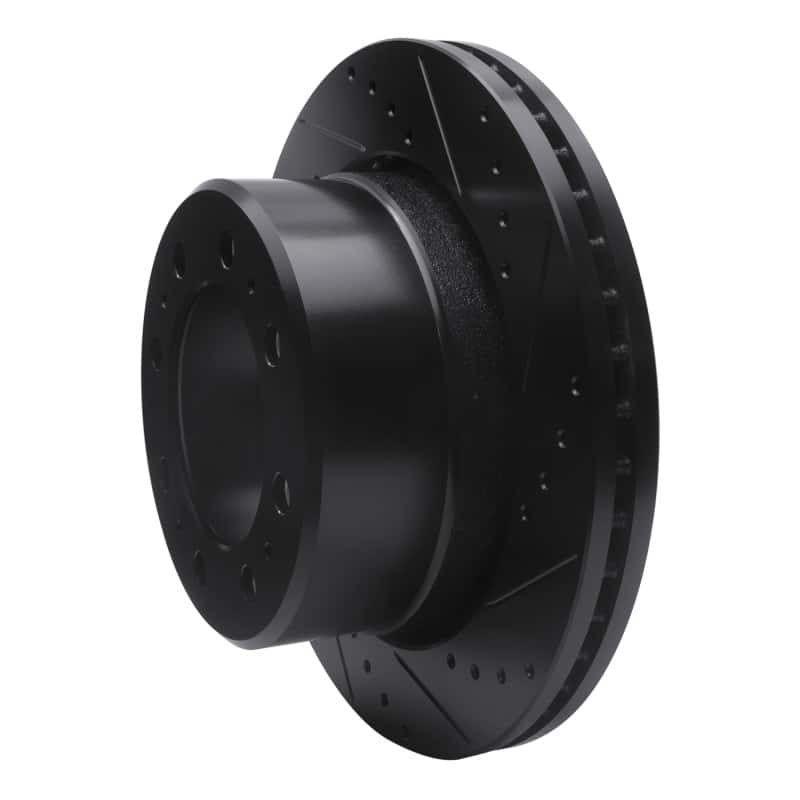 R1 Concepts — R1 09-25 Dodge Ram 3500 Rear Right Drilled & Slotted Black Brake Rotor
R1 Brake Rotor Drill - view 2