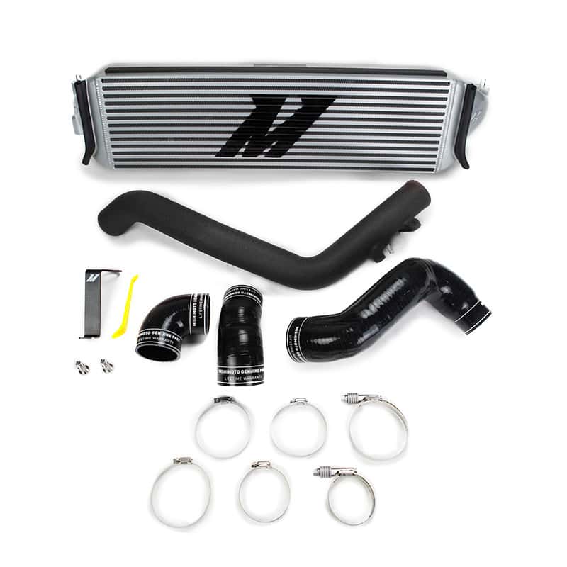 Mishimoto — Mishimoto 2017+ Honda Civic Type R Performance Intercooler Kit - Silver Core Black Piping - view 1
