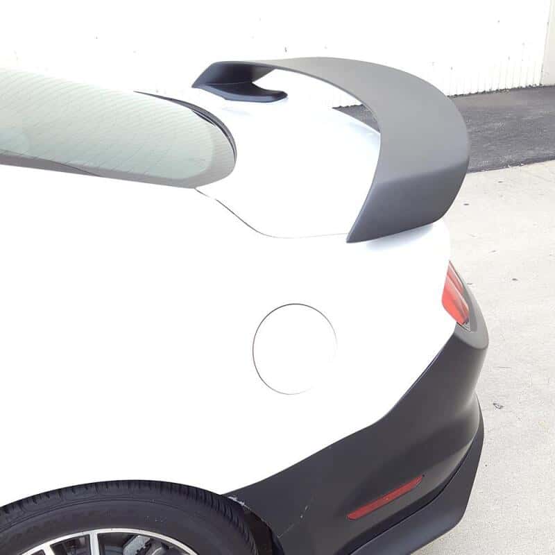 Anderson Composites — Anderson Composites 15-16 Ford Mustang GT 350 R Style Fiberglass Rear Spoiler - view 3