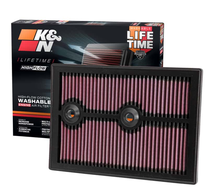 K&N Engineering — K&N Replacement Air Filter 12 -13 VW Golf VII 1.2L/1.4L / 12-13 Polo GT 1.4L / 13 Audi A3 1.4L
Replacement Air Filt
Air Filter - view 9