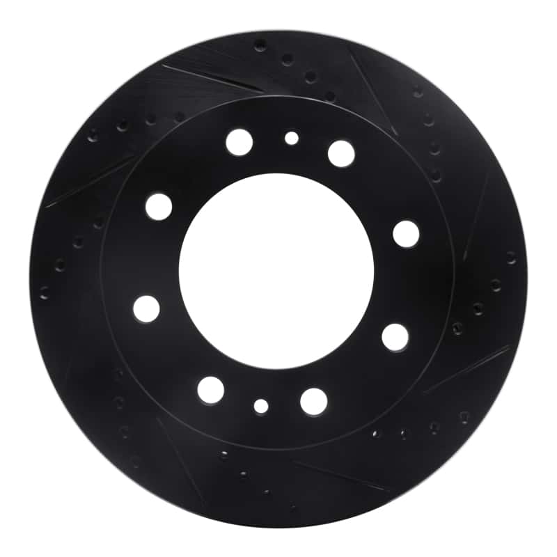 R1 Concepts — R1 01-25 Chevrolet AVALANCHE 2500 Front Right Drilled & Slotted Black Brake Rotor
R1 Brake Rotor Drill - view 1