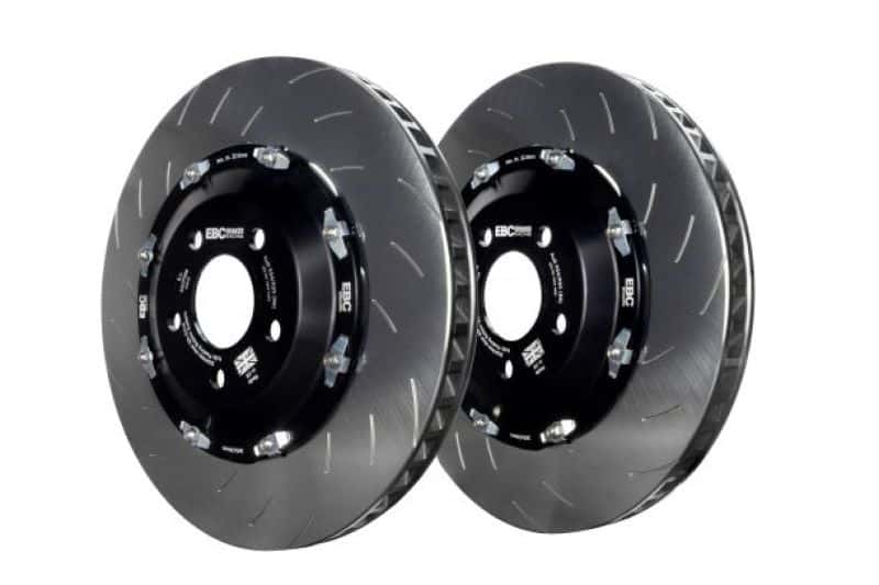 EBC — EBC Racing 12-16 Audi RS4 (B8) Front Floating SD-Rotor Replacement Disc Rings (Pair)
Disc Brake Rotor Set
SG2F009
 - view 3