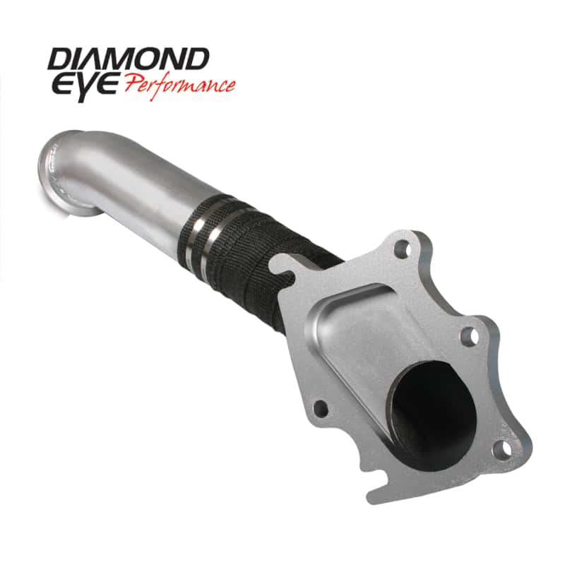 Diamond Eye Performance — Diamond Eye TURBO-DIRECT 3in AL CHEVY LB7 DURAMAX 01-04 5 BTWN TURBO & F PIPE TRANS DIPSTICK MOD REQ
TDP; 3in.; AL: CHV - view 1