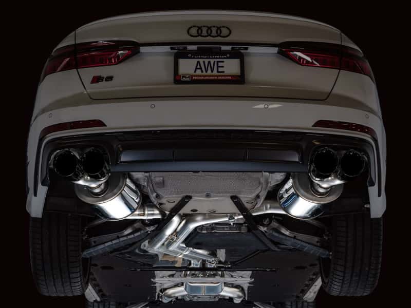 AWE Tuning — AWE Tuning 19-23 Audi C8 S6/S7 2.9T V6 AWD Touring Edition Exhaust - Diamond Black Tips
Touring Exhaust - view 2