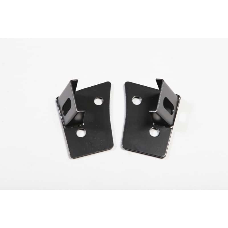 Rugged Ridge — Rugged Ridge 07-18 Jeep Wrangler JK Back Windshield Aux. Light Mounting Brackets
WnshldHngLghtBrkt
OFFROAD_LIGHTING - view 2