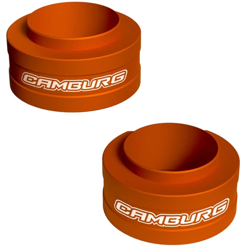 Camburg — Camburg 2024+ Ford Ranger Raptor 2.5in Front Spring Preload Spacer Kit (Fox Orange)
Spring Preload Kit - view 1