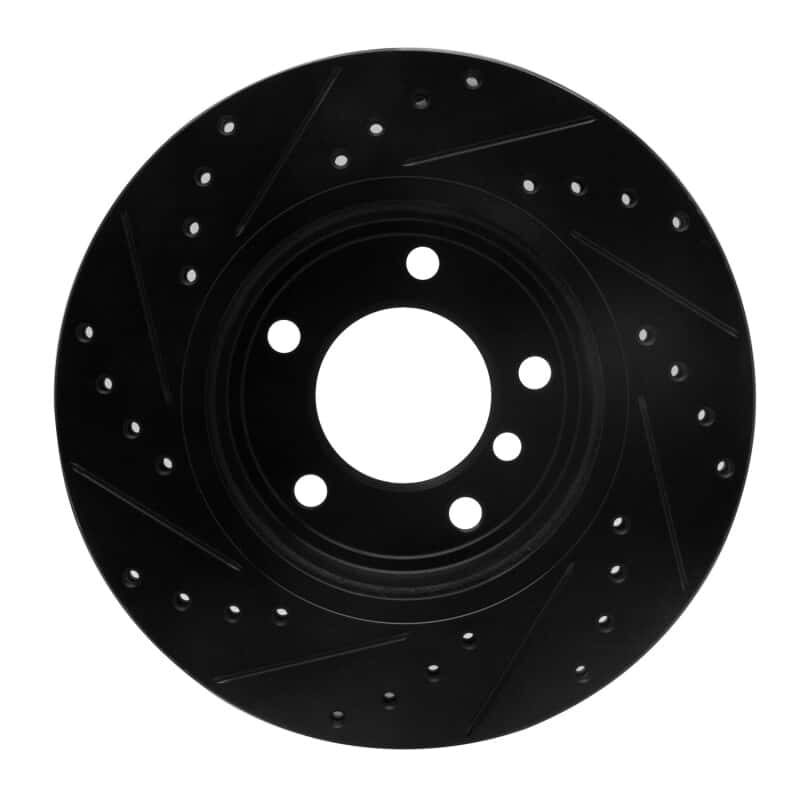 R1 Concepts — R1 99-08 BMW 325CI (USA/Canada) Front Right Drilled & Slotted Black Brake Rotor
R1 Brake Rotor Drill - view 5