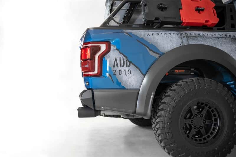 Addictive Desert Designs — Addictive Desert Designs 17-20 Ford Raptor F-150 Bomber Rear Bumper w/ Backup Sensor Cutouts
Bumper- Rear
Bumpers - view 4