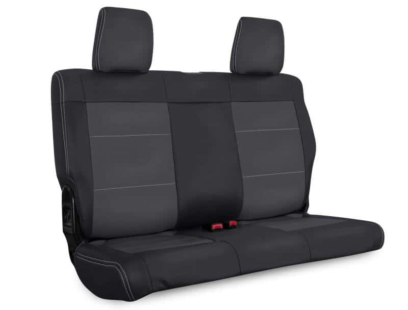PRP Seats — PRP 07 Jeep Wrangler JKU Rear Seat Cover/4 door - Black/Grey
Seat Covers - view 2