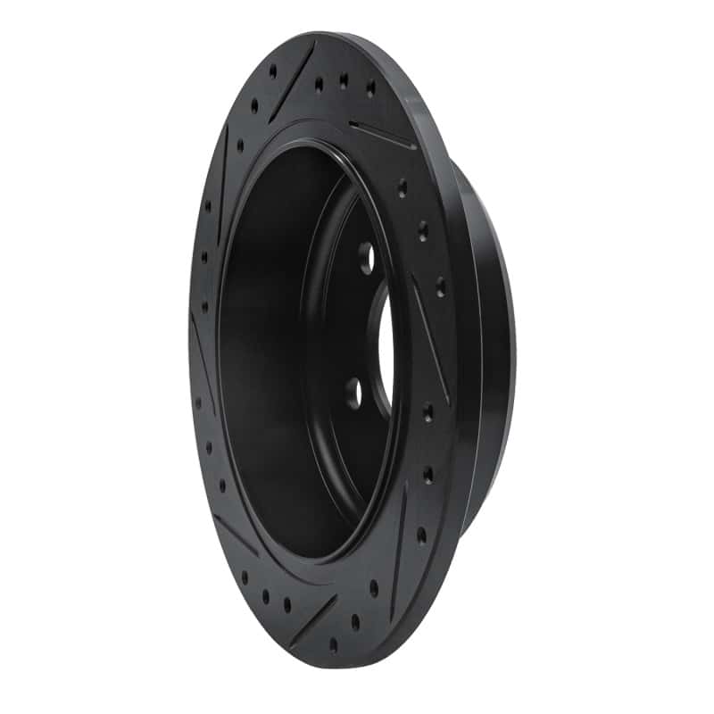 R1 Concepts — R1 93-98 Jeep Grand Cherokee Rear Right Drilled & Slotted Black Brake Rotor
R1 Brake Rotor Drill - view 4
