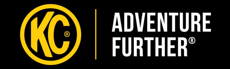 KC HiLiTES — KC HiLiTES 17in. x 60in. Banner - Black w/Yellow - view 2