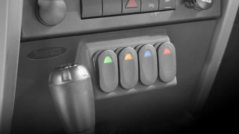 Rugged Ridge — Rugged Ridge Lower Switch Panel Kit 07-10 Jeep Wrangler JK
RkrSwitchandCoverSet
OFFROAD_INTERIOR - view 2