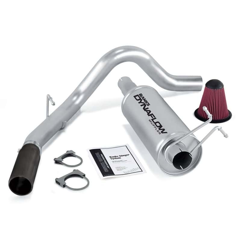 Banks Power — Banks Power 99-04 Ford 6.8L Ext/Crew S/D Stinger System - SS Single Exhaust w/ Black Tip
Power/Efficiency Sys - view 2