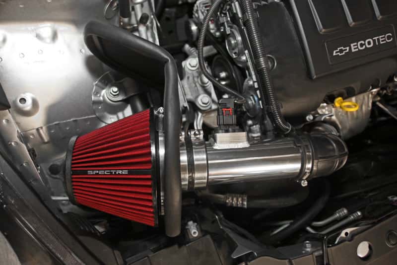 Spectre — Spectre 11-15 Chevy Cruze 1.4L Air Intake Kit - Polished w/Red Filter
Spectre Air Intake K
Air Intake System - view 8