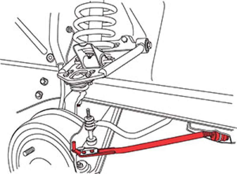 SPC Performance — SPC Performance 68-73 Ford Mustang Adj. Caster Rods
ADJ. CASTER ROD PR
STRUT ROD PR - view 2