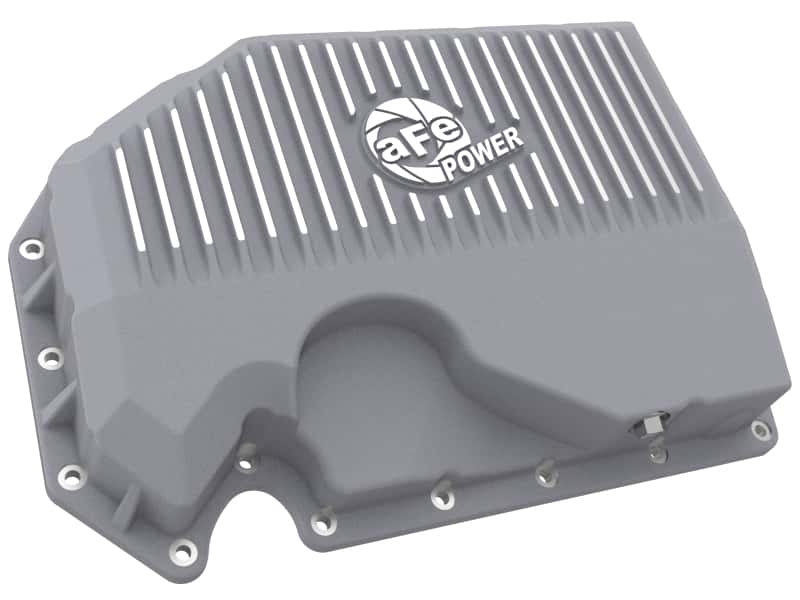 aFe — aFe 05-19 VW 1.8L/2.0L w/o Oil Sensor Engine Oil Pan Raw POWER Street Series w/ Machined Fins
Engine Oil Pan - view 3