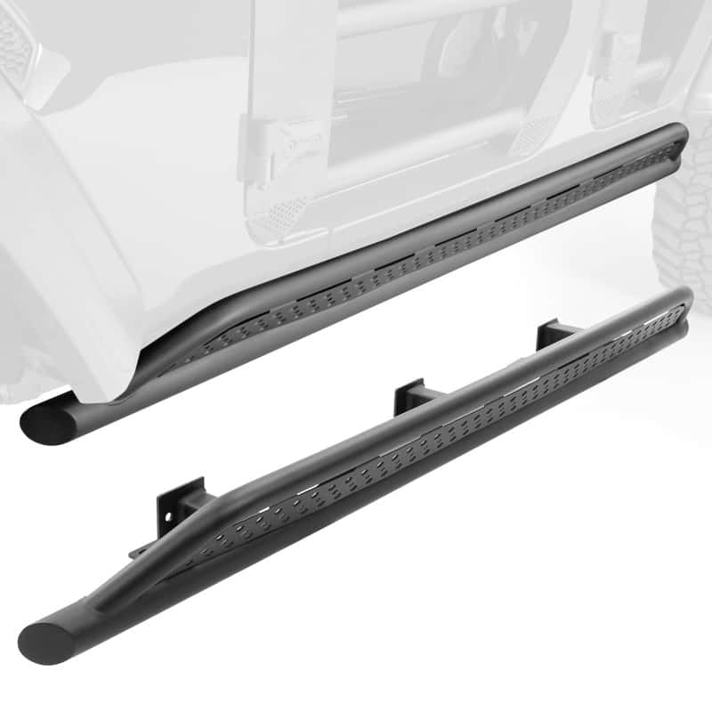 Go Rhino — Go Rhino 2024 Toyota Tacoma DC 4dr Xtreme Frame Mount Sliders - Tex. Blk
Frame Mount Sliders - view 8