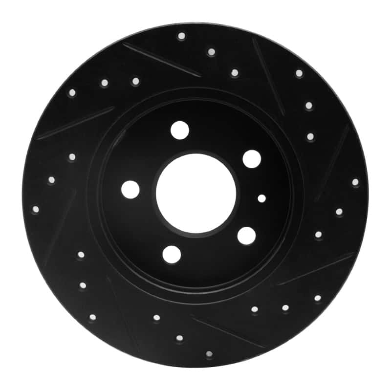 R1 Concepts — R1 00-09 Audi A4 Quattro Rear Left Drilled & Slotted Black Brake Rotor
R1 Brake Rotor Drill - view 5