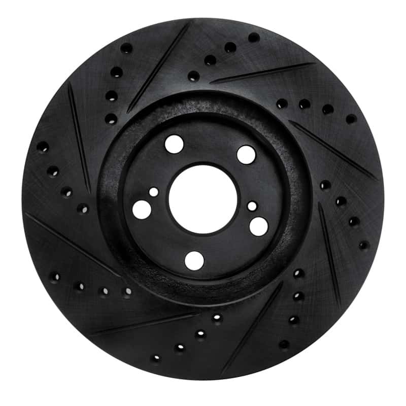 R1 Concepts — R1 00-10 Pontiac Vibe Front Right Drilled & Slotted Black Brake Rotor
R1 Brake Rotor Drill - view 5