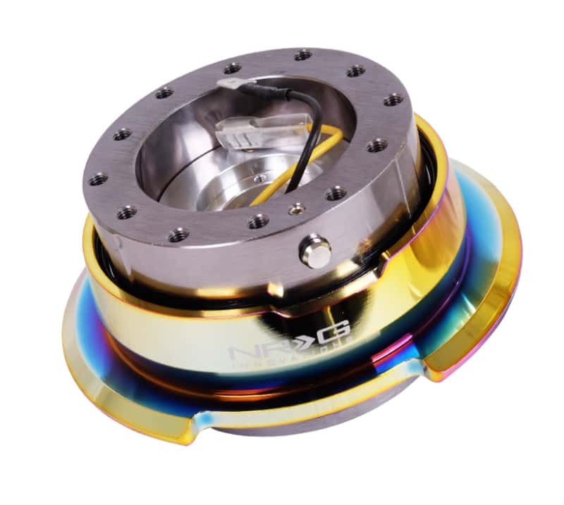 NRG — NRG Quick Release Gen 2.8 - Gun Metal Body / Neochrome Ring - view 1