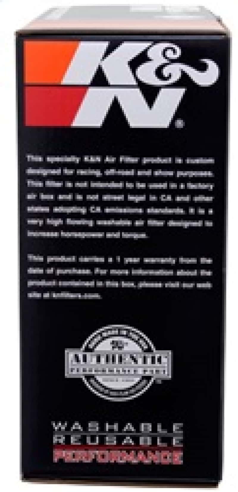 K&N Engineering — K&N Universal Custom Air Filter - Round 5.125in Flange / 14in OD / 5.125in ID / 5.625in Height
Round Air Filter Ass
Air Filter Assembly - view 8
