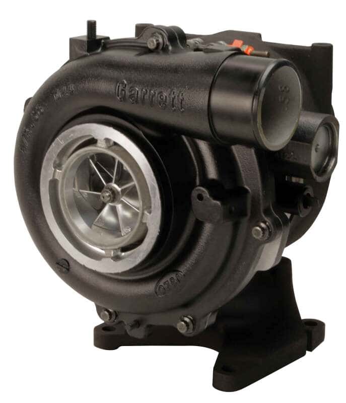 Fleece Performance — Fleece Performance 11-16 Chevrolet Duramax 6.6L (LML) 63mm Billet VNT Cheetah Turbocharger
Turbo - view 11
