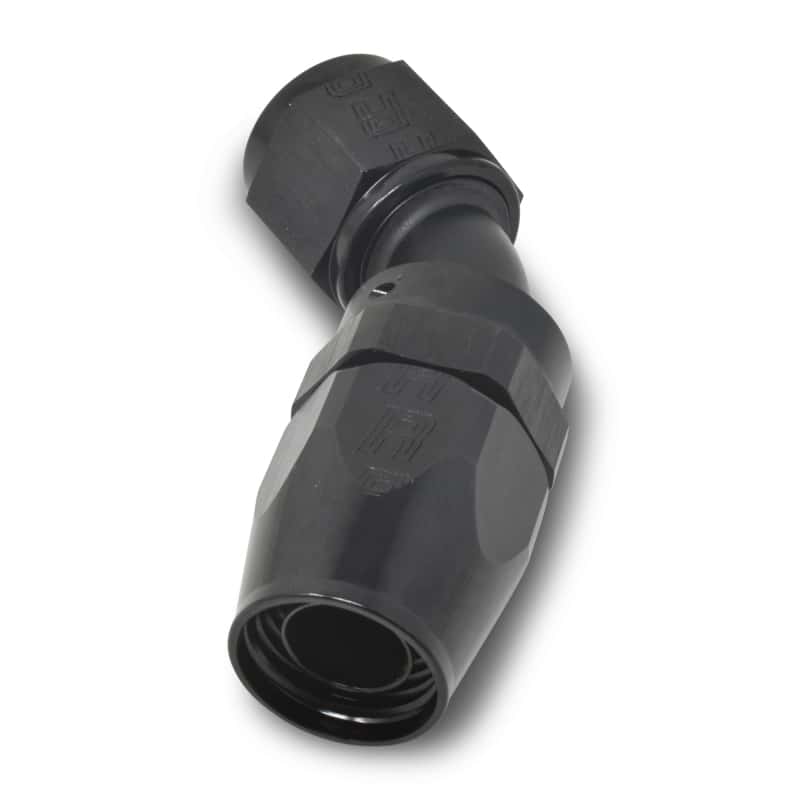Russell — Russell Performance -10 AN Black 45 Degree Full Flow Hose End
Hose Fitting - view 5