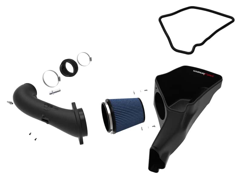 aFe — AFe Magnum FORCE Stage-2 Cold Air Intake System w/Pro Dry S Media 18-19 Ford Mustang
Magnum FORCE Intake - view 2