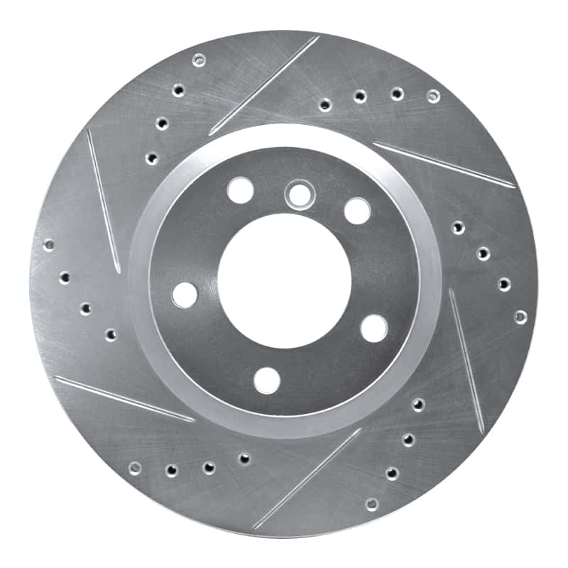 R1 Concepts — R1 95-02 BMW Z3 Right Front Drilled & Slotted Silver Brake Rotor
R1 Brake Rotor Drill - view 1