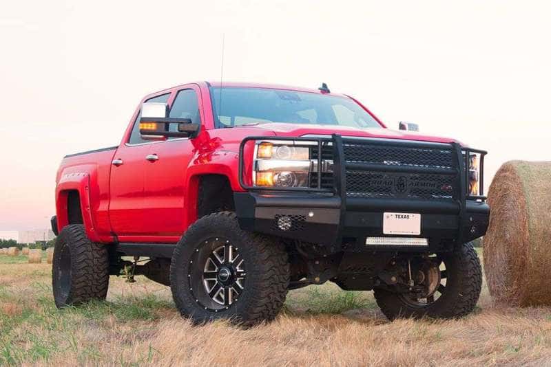 Road Armor — Road Armor 15-19 Chevy 2500 Vaquero Front Bumper Full Guard - Tex Blk - view 7