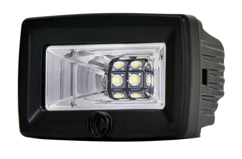 KC HiLiTES — KC HiLiTES C-Series C2 LED 2in. Backup Area Flood Light 20w (Pair Pack System) - Black
C-Series LEDs - view 7