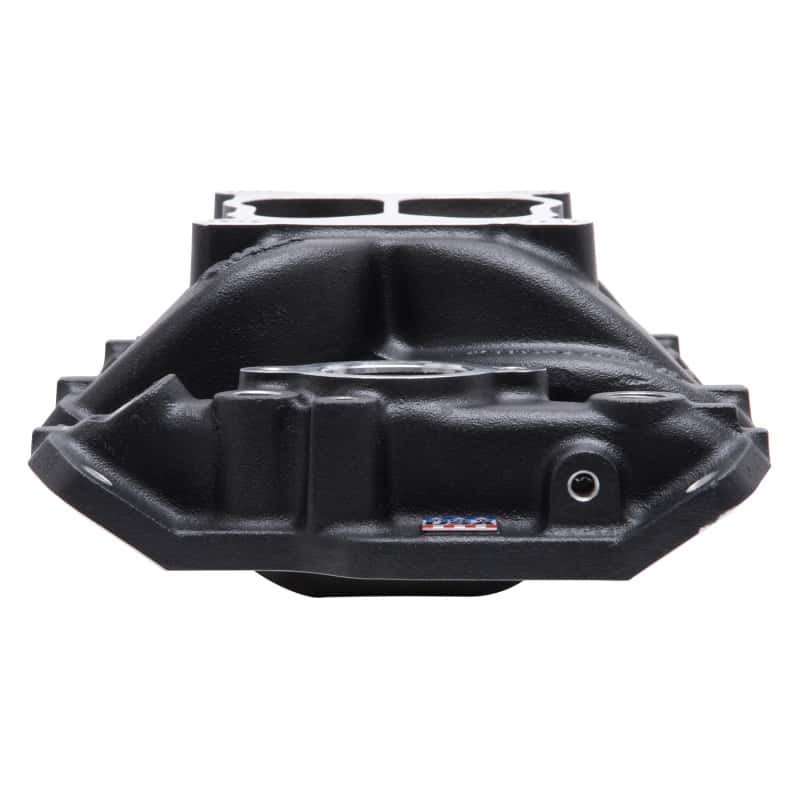 Edelbrock — Edelbrock Manifold SBC Performer Air Gap Black
MANIFOLD - view 4