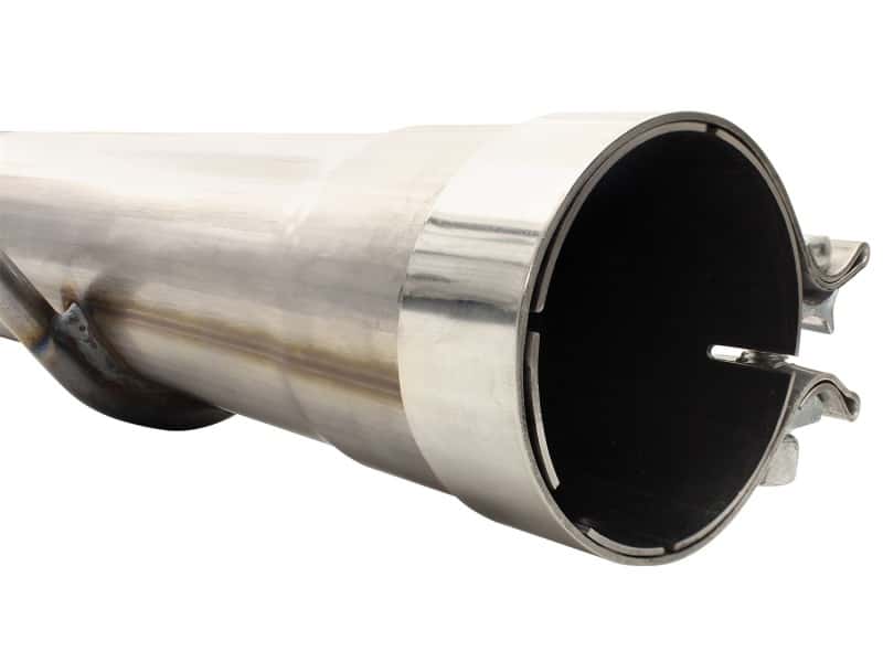 aFe — aFe MACHForce XP Exhaust 3in-3.5in SS Single Side Ext CB w/ Polish Tip 99-04 Ford F-250 V8 5.4L/6.8L
Cat-Back Exhaust - view 4