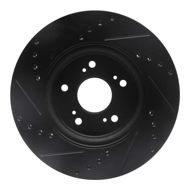 R1 Concepts — R1 07-16 Acura RDX Front Right Drilled & Slotted Black Brake Rotor
R1 Brake Rotor Drill - view 5