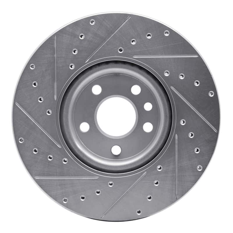 R1 Concepts — R1 16-17 Volvo XC60 Front Right Drilled & Slotted Silver Brake Rotor
R1 Brake Rotor Drill - view 5