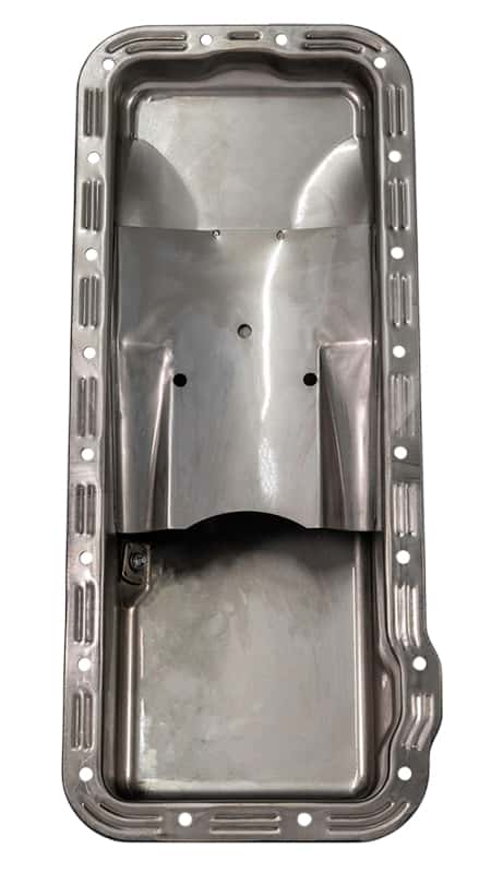 Moroso — Moroso Ford 352-428 FE Stock (w/Front Sump) Wet Sump 5qt 5in Steel Oil Pan - view 3