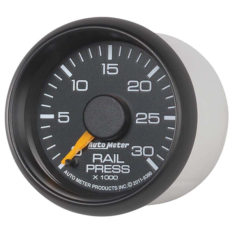 AutoMeter — Autometer Factory Match 52.4mm Digital Stepper Motor 0-30,000 PSI Diesel Fuel Rail Pressure Gauge
2" RAIL PRESS, 0-30K - view 3
