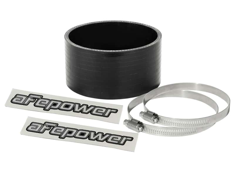 aFe — aFe Magnum FORCE Intake Coupling Kit (3-1/2 IN ID x 2 IN L) Straight Coupler - Black
Intake Coupling Kit - view 1