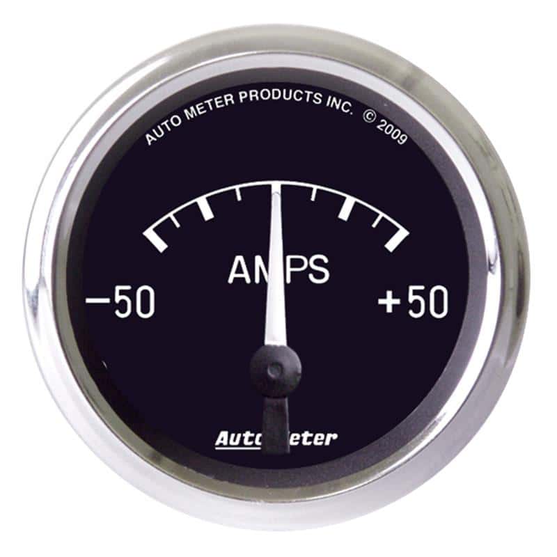 AutoMeter — AutoMeter Gauge Ammeter 2-1/16in. 50A Electric Cobra
GA 2" AMMTR 50A CBRA - view 2