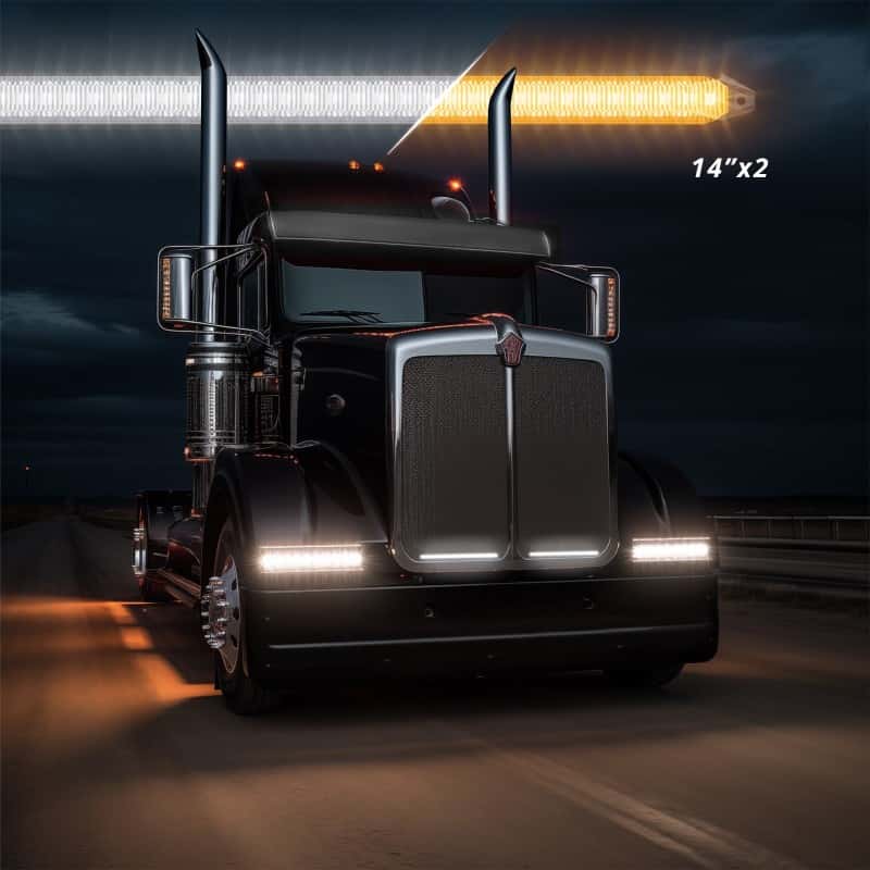 XKGLOW — XK Glow 14In Switchback Grill Lights with Start-up Animation & Sequential Turn Signals - view 1