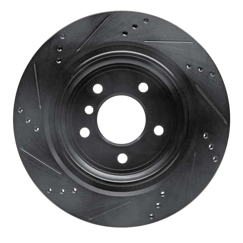 R1 Concepts — R1 95-02 BMW Z3 Left Rear Drilled & Slotted Black Brake Rotor
R1 Brake Rotor Drill - view 5