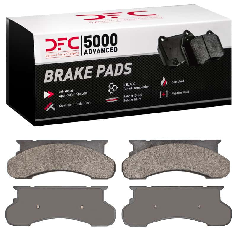 DFC — DFC 75-94 Ford F-350 4WD (Excl Super Duty) Front 5000 Advanced Semi Metallic Brake Pads
DFC Brake Pad Set - view 1