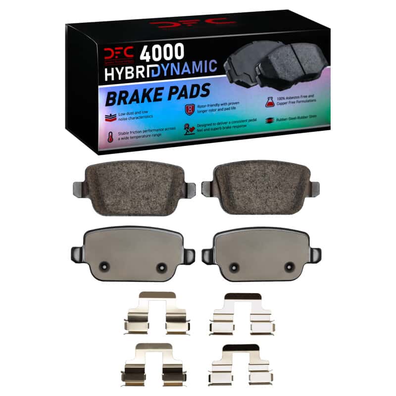 DFC — DFC 07-10 Volvo S80 Rear 4000 HybriDynamic Brake Pads and Hardware Kit
DFC Brake Pad Set - view 1
