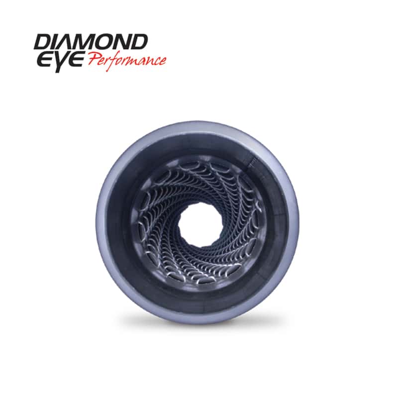 Diamond Eye Performance — Diamond Eye RESONATOR 4in W/ ENDS (CLAMPED) AL
RESONATOR; 5in.; S/S - view 4