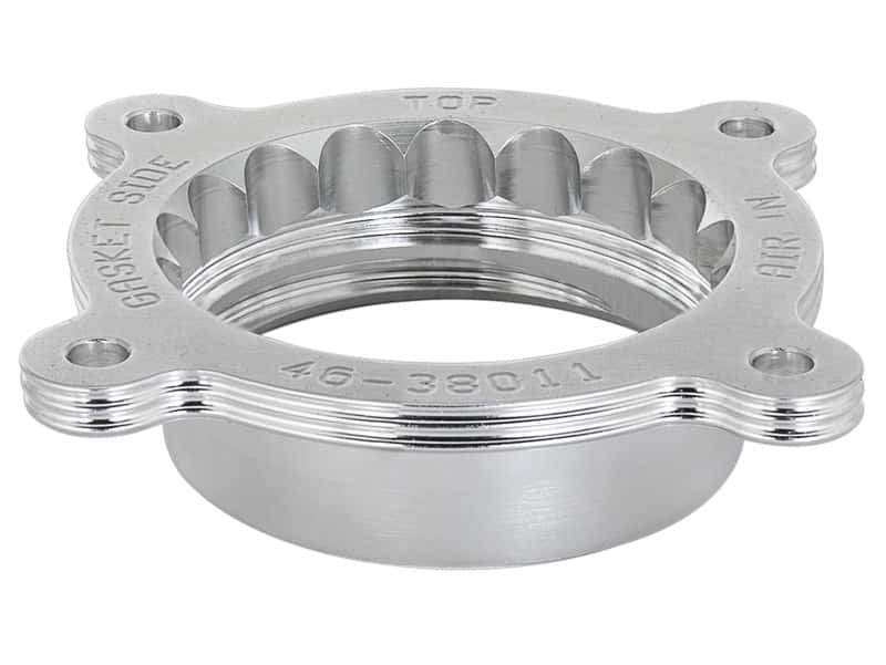aFe — aFe Silver Bullet Throttle Body Spacer 10-18 Toyota FJ Cruiser V6 4.0L
Throttle Body Spacer - view 3