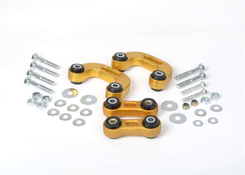 Whiteline — Whiteline 93-00 & 03-07 Subaru Impreza Non-Turbo Front&Rear Sway bar link conv kit - extra h/d alloy
Link Kit - view 2