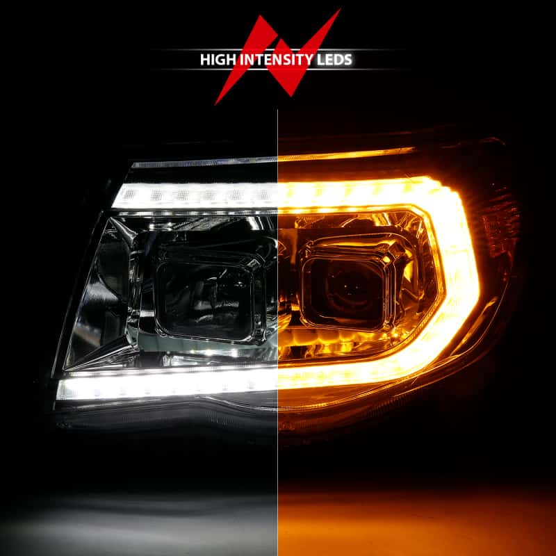 ANZO — ANZO 05-11 Toyota Tacoma Projector Headlights w/Light Bar Switchback Chrome Housing
Head Light Set
HdLtSet - view 12