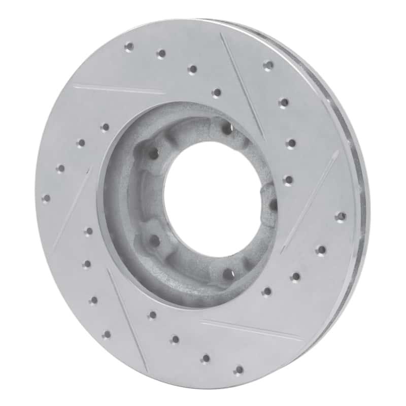 R1 Concepts — R1 85-92 Toyota Pickup Front Left Drilled & Slotted Silver Brake Rotor
R1 Brake Rotor Drill - view 4